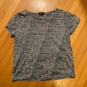 APC print t-shirt, xs